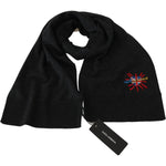Dolce & Gabbana Gray #DGLovesLondon Wrap Shawl Wool Scarf MS5642