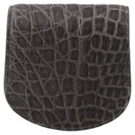 Dolce & Gabbana Gray Exotic Skin Condom Case Holder Pocket Wallet VAS9358