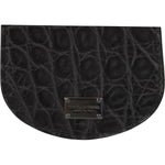 Dolce & Gabbana Gray Exotic Skin Condom Case Holder Pocket Wallet VAS9358