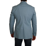 Dolce & Gabbana Blue Slim Fit Coat Jacket MARTINI Blazer KOS1736-48