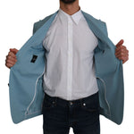 Dolce & Gabbana Blue Slim Fit Coat Jacket MARTINI Blazer KOS1736-48