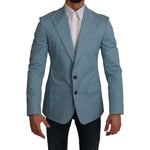 Dolce & Gabbana Blue Slim Fit Coat Jacket MARTINI Blazer KOS1736-48