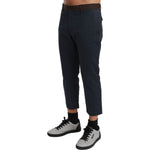 Dolce & Gabbana Chic Cropped Stripe Casual Pants PAN70977-IT52/XL-FBB-256