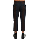 Dolce & Gabbana Chic Cropped Stripe Casual Pants PAN70977-IT52/XL-FBB-256