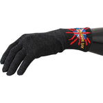 Dolce & Gabbana Gray #DGLovesLondon Embroidered Wool Gloves LB1017BG
