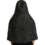 Dolce & Gabbana Gray Tweet Wool Shoulder Hat Hooded Scarf TSH4233-57