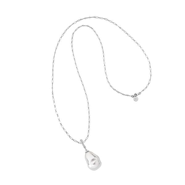 MAJORICA JEWELRY Mod. 14062.01.2.000.010.1 elegant pearl necklace on white background