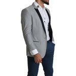 Dolce & Gabbana Light Gray Single Breasted SARTORIA Blazer JKT2793-50