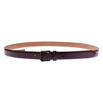 Dolce & Gabbana Purple Leather Logo Cintura Gürtel Belt GSB10276-75