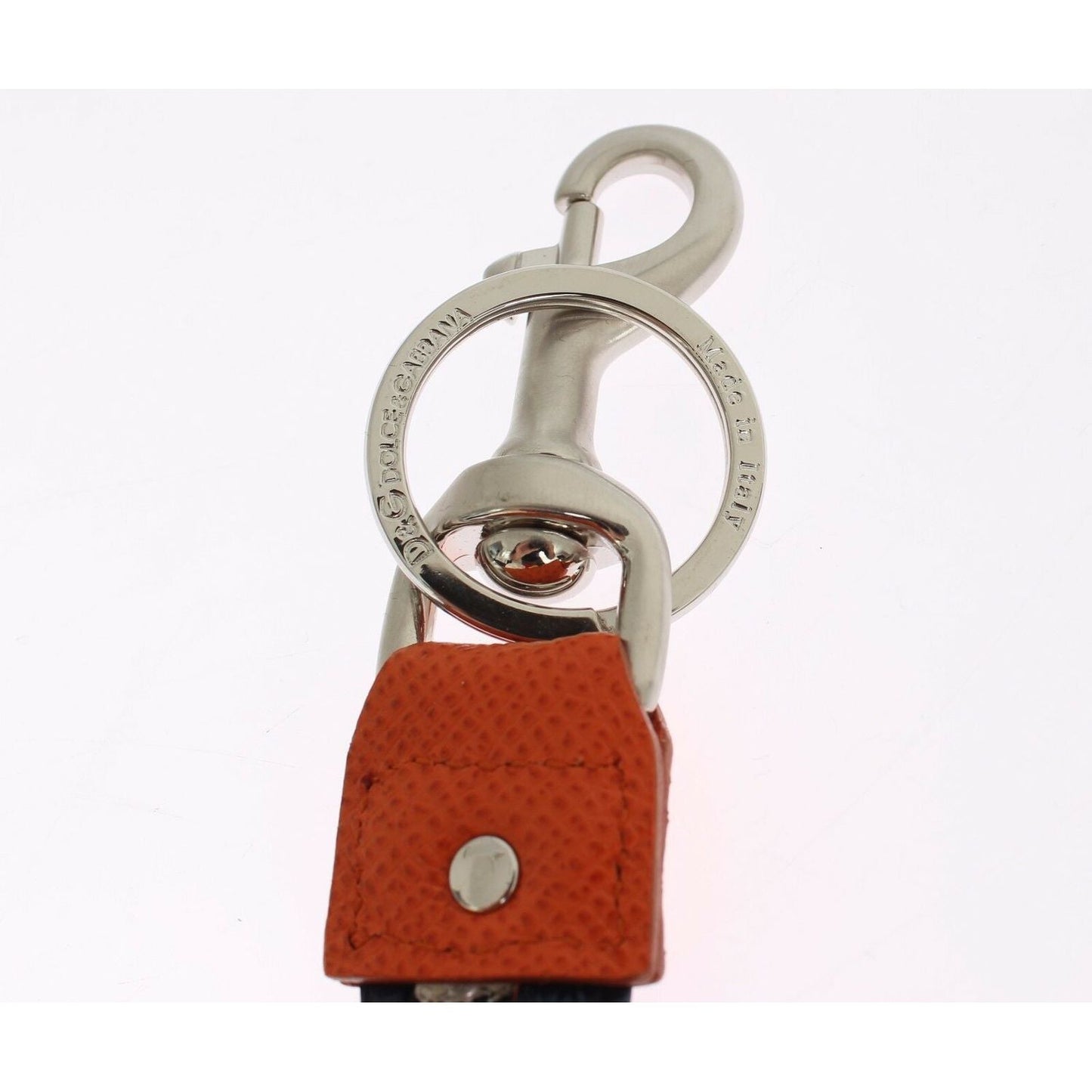 Dolce & Gabbana Sicilian Raffia Charm Keyring Keychain Dolce & Gabbana White Smoke