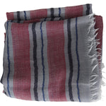 Missoni Multicolor Striped Wool Blend Unisex Neck Wrap Scarf MS1914