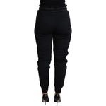 Dolce & Gabbana Black Polyester Neoprene Jogger Trouser Pants PAN71546-IT40
