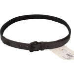 Ermanno Scervino Black Leather Logo Buckle Waist Women Belt BEL61017-95