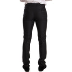 Dolce & Gabbana Gray Wool MARTINI Slim Fit Set Suit KOS1880-44