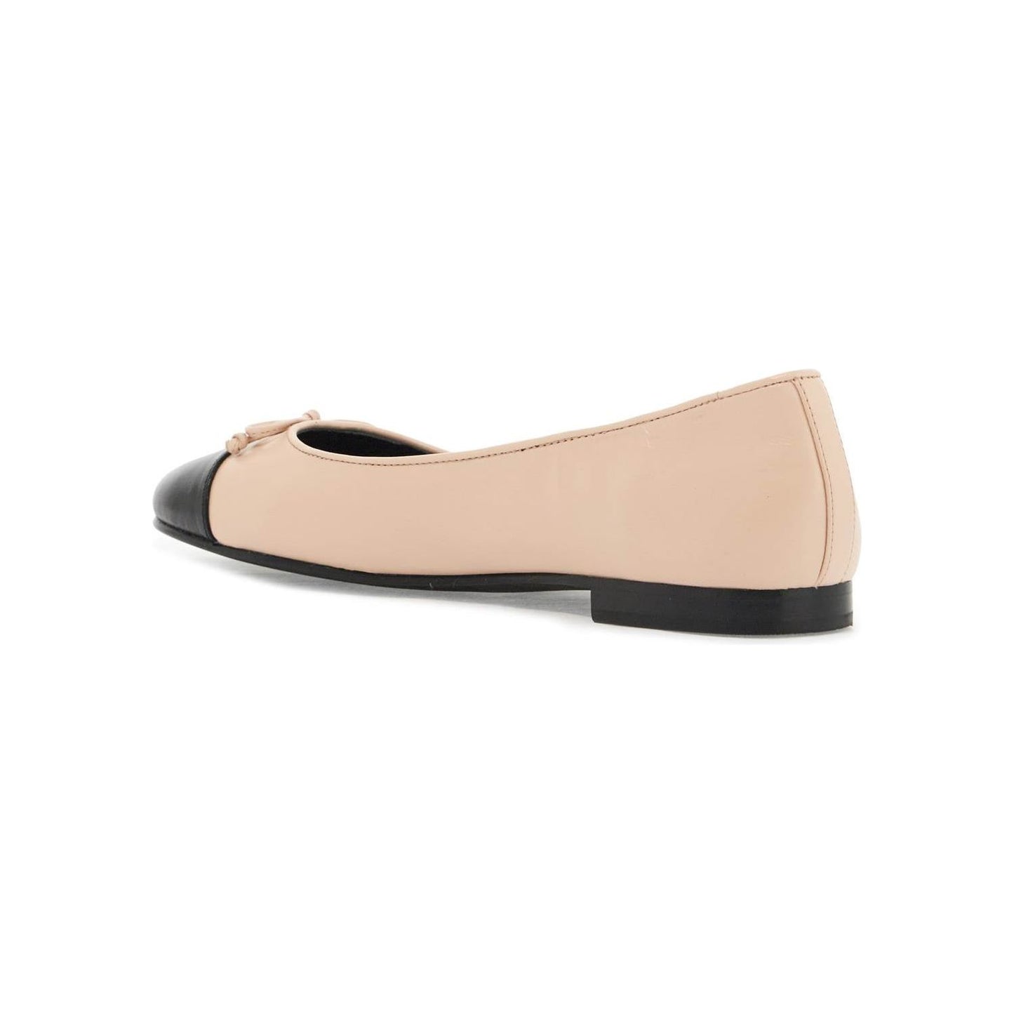 Tory Burch ballet flats with contrasting toe Flat Shoes Tory Burch Wheat