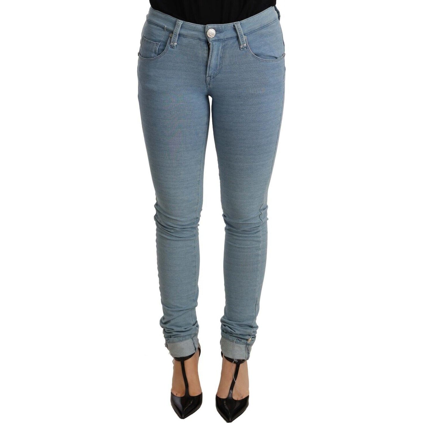 Acht Chic Push Up Slim Fit Denim Jeans Jeans & Pants Acht Dim Gray