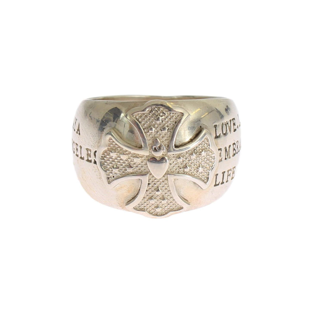 Nialaya Silver Cross Womens 925 Sterling Ring SIG19082- US5