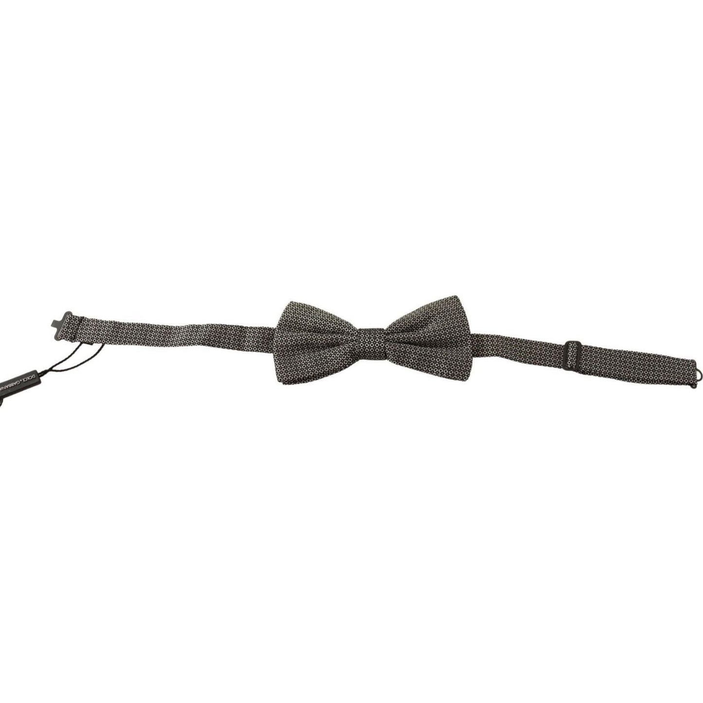 Dolce & Gabbana Multicolor Patterned Adjustable Neck Papillon Bow Tie FT3560