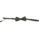 Dolce & Gabbana Multicolor Patterned Adjustable Neck Papillon Bow Tie FT3560