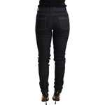 Acht Blue Cotton Low Waist Slim Fit Denim Women Trouser Jeans PAN71800 -W26