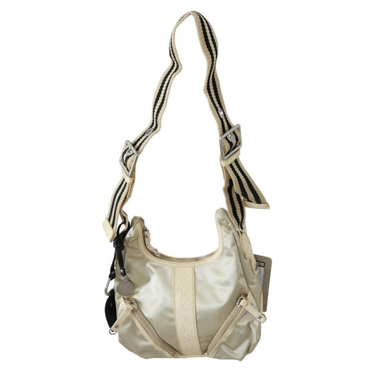 WAYFARER White Shoulder Crossbody Sling Fabric Purse Crossbody Bag