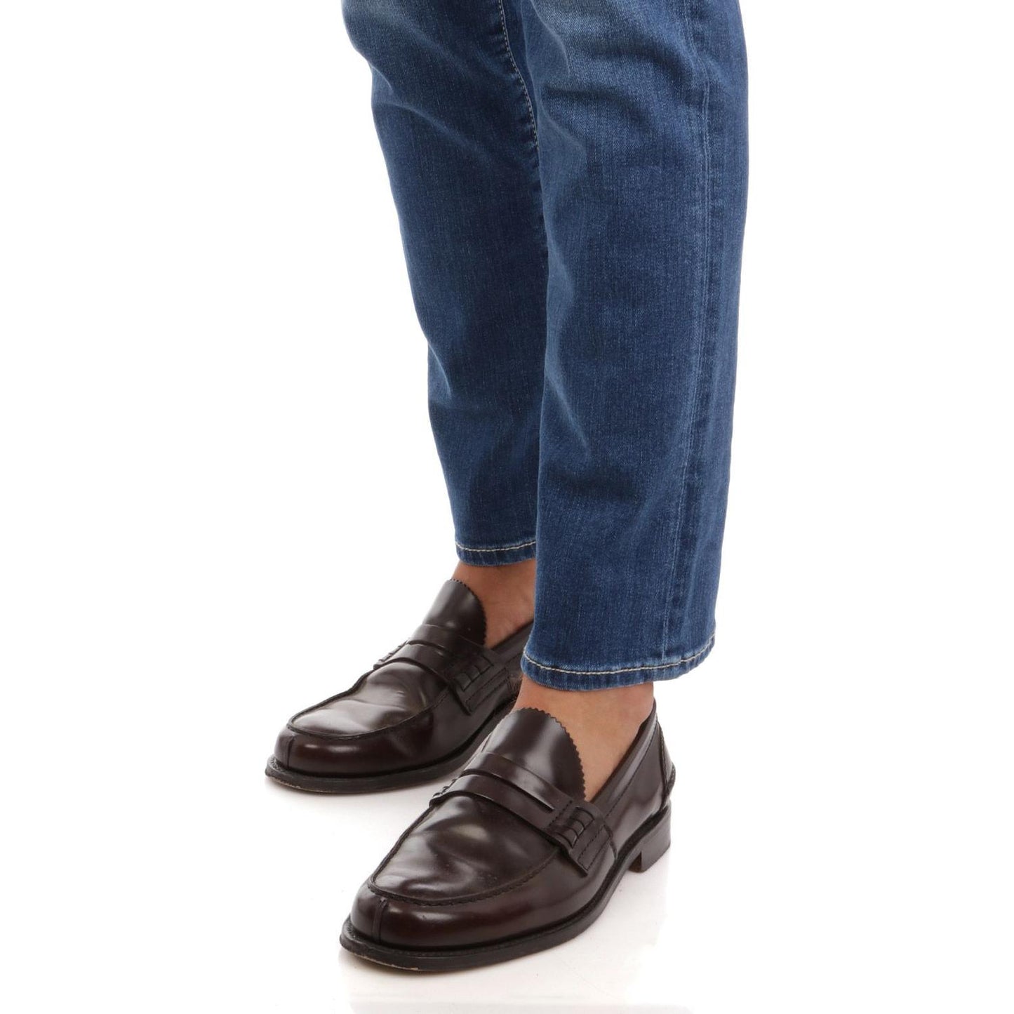 Jacob Cohen Blue Cotton Slim Men Jeans Jacob Cohen Dark Slate Gray