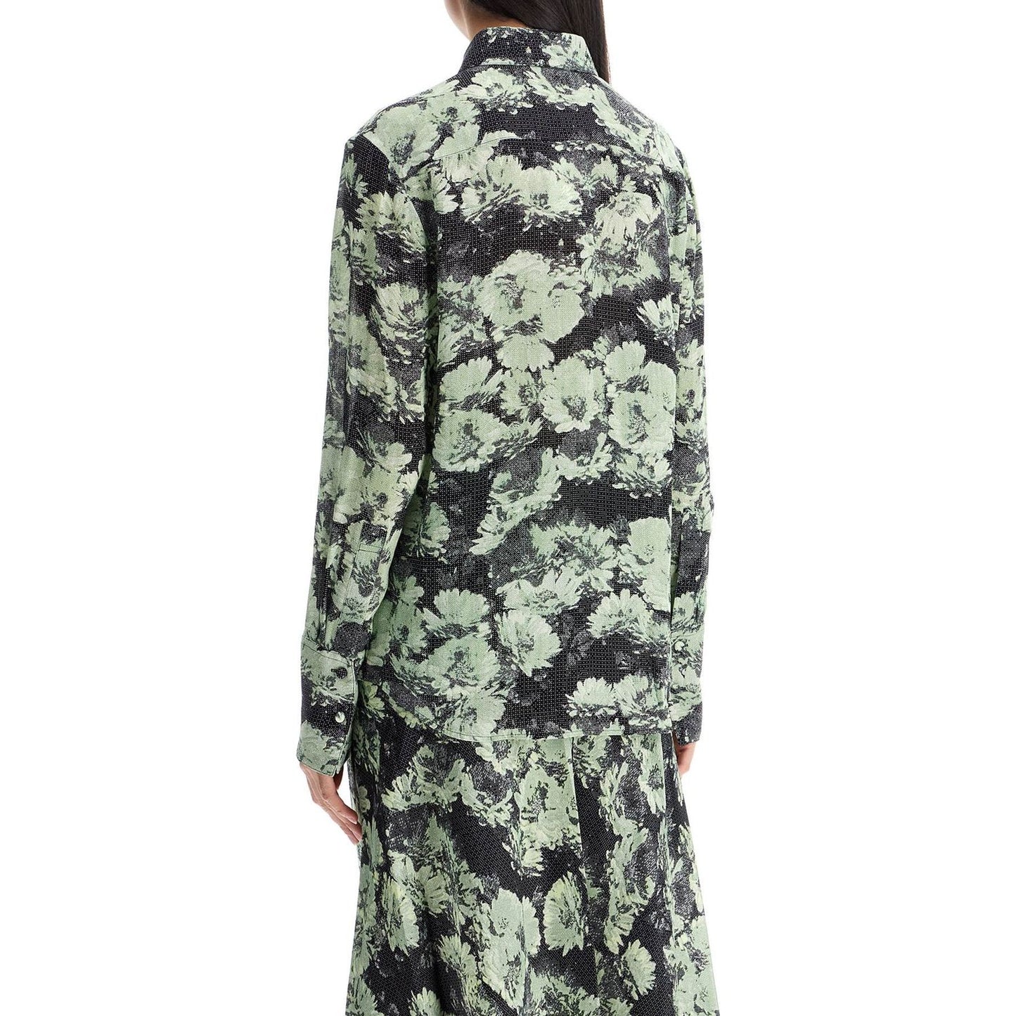 Tory Burch printed viscose shirt Topwear Tory Burch Dark Slate Gray