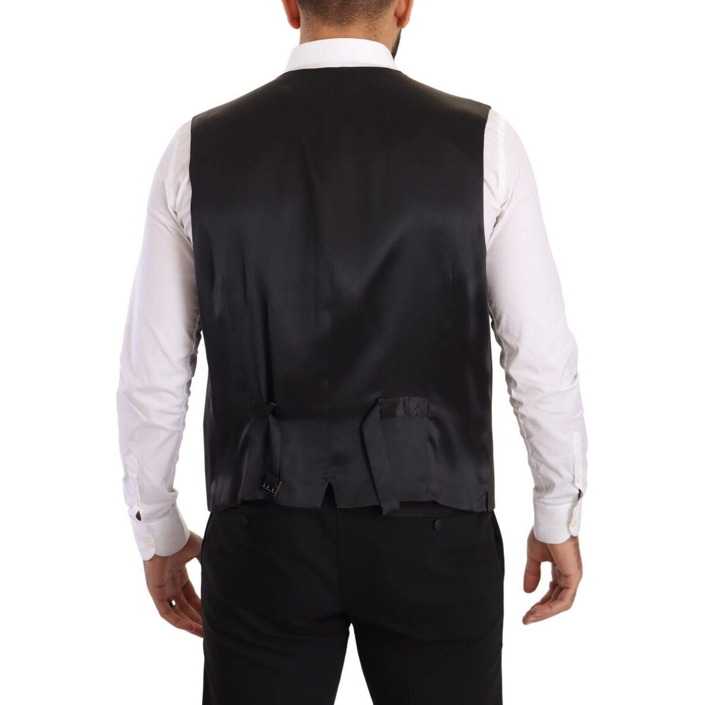 Dolce & Gabbana Gray Double Breasted 2 Piece SICILIA Blazer JKT3037 - 56