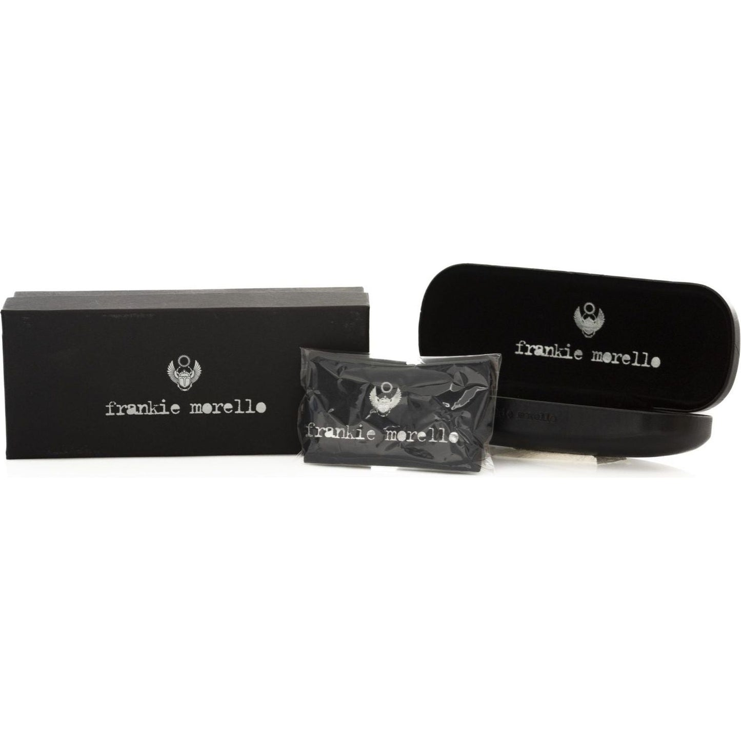Frankie Morello Silver Metallic Fiber Women Sunglass