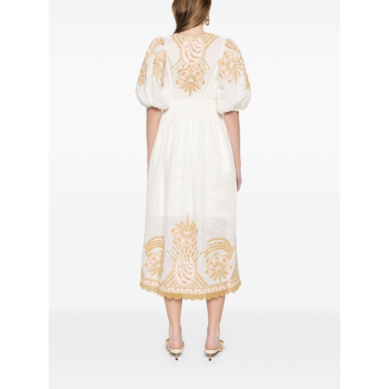Zimmermann Dresses Beige Dresses Zimmermann White Smoke