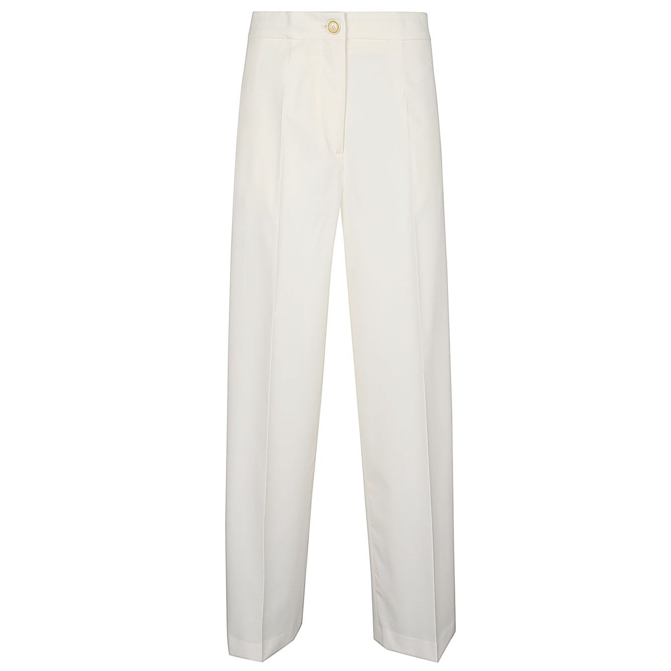 Erika Cavallini Semi-Couture Trousers White Trousers