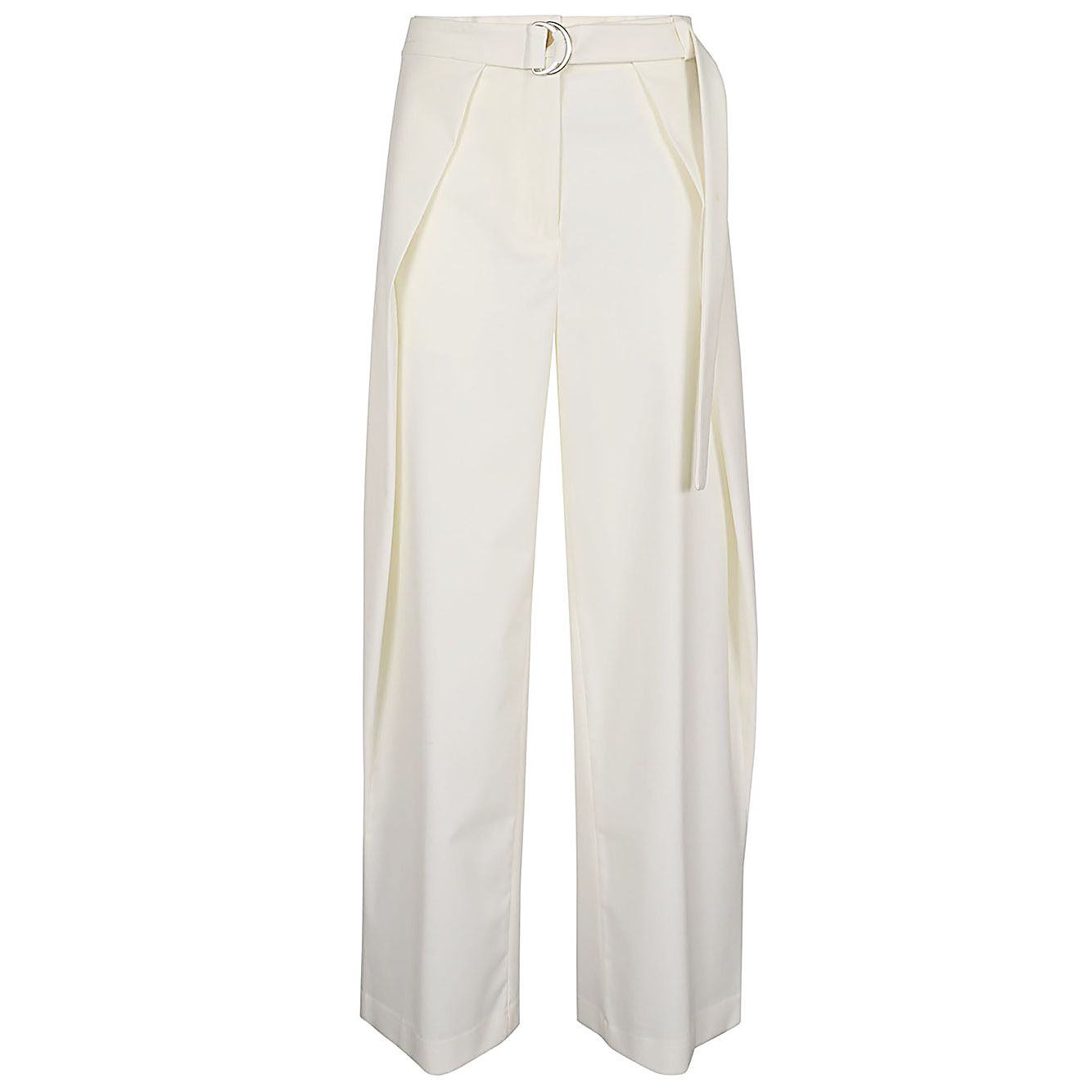 Erika Cavallini Semi-Couture Trousers White Trousers