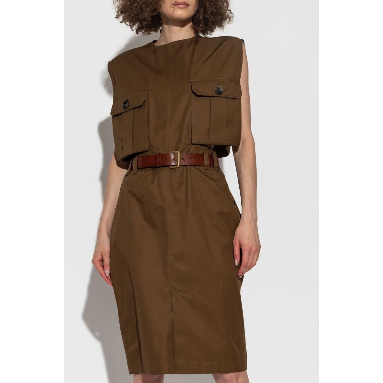 Saint Laurent Dresses Beige Dresses Saint Laurent Light Gray