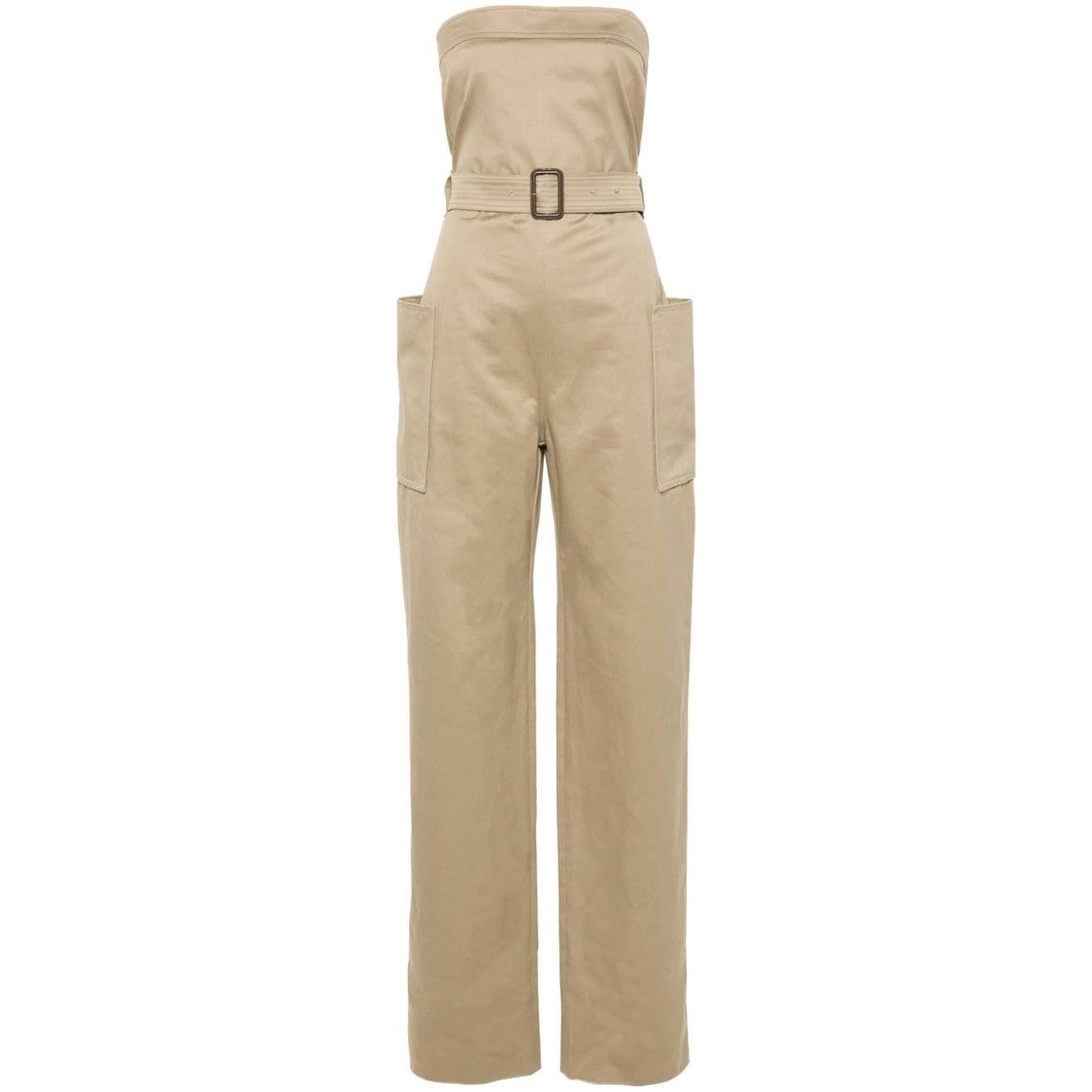 Saint Laurent Dresses Beige Jumpsuits Saint Laurent Rosy Brown