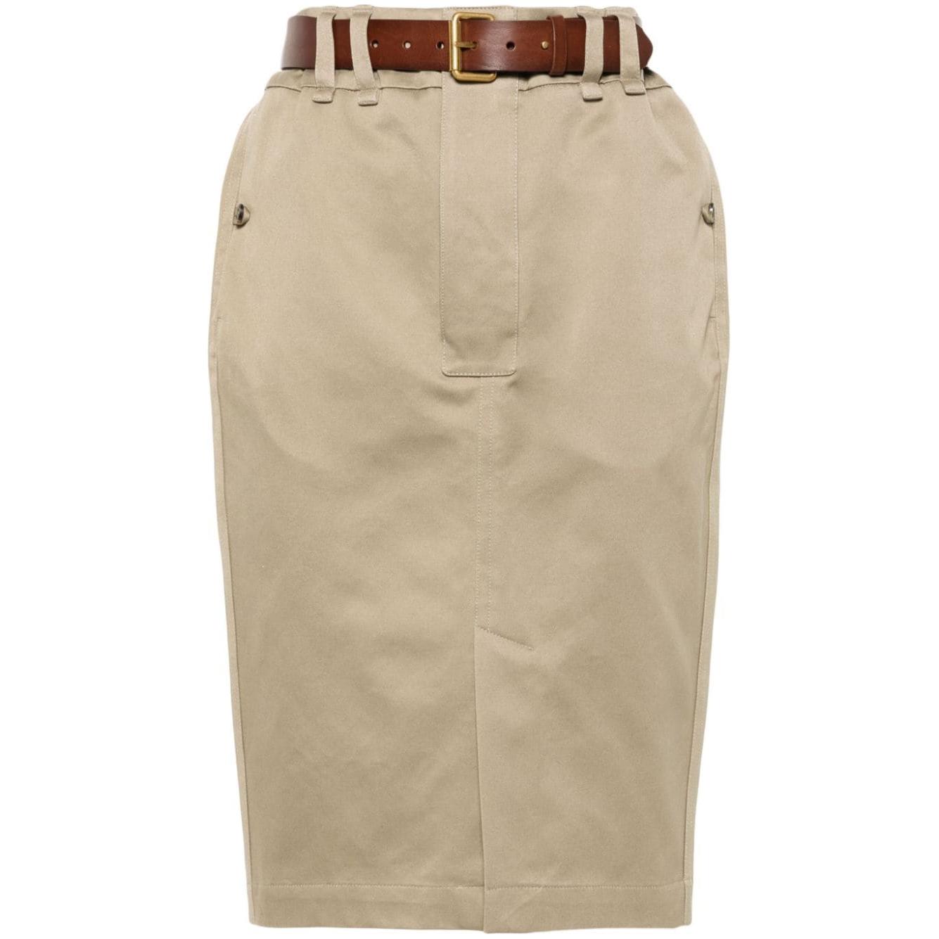 Saint Laurent Skirts Beige Skirts Saint Laurent Tan