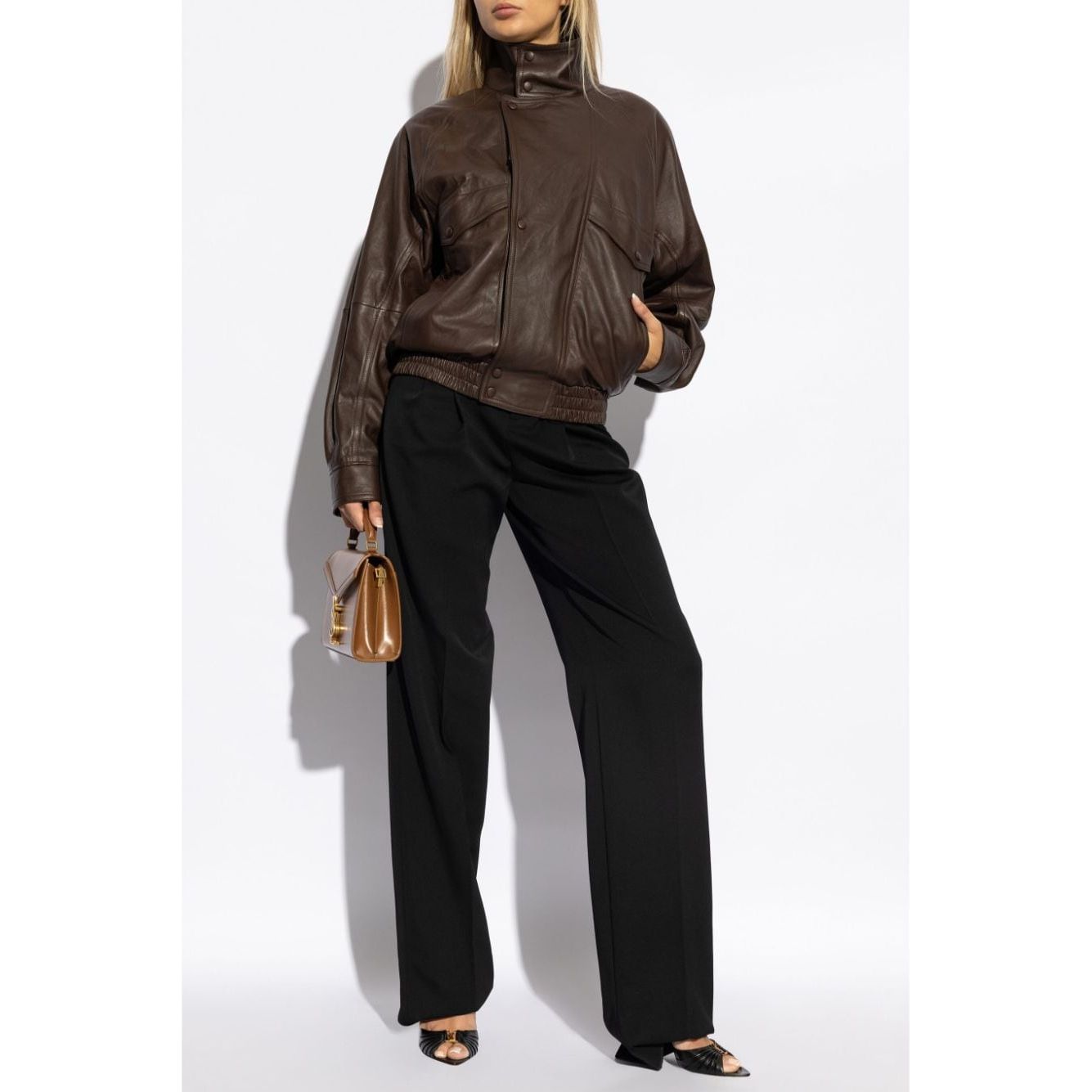 Saint Laurent Trousers Black Trousers Saint Laurent Lavender