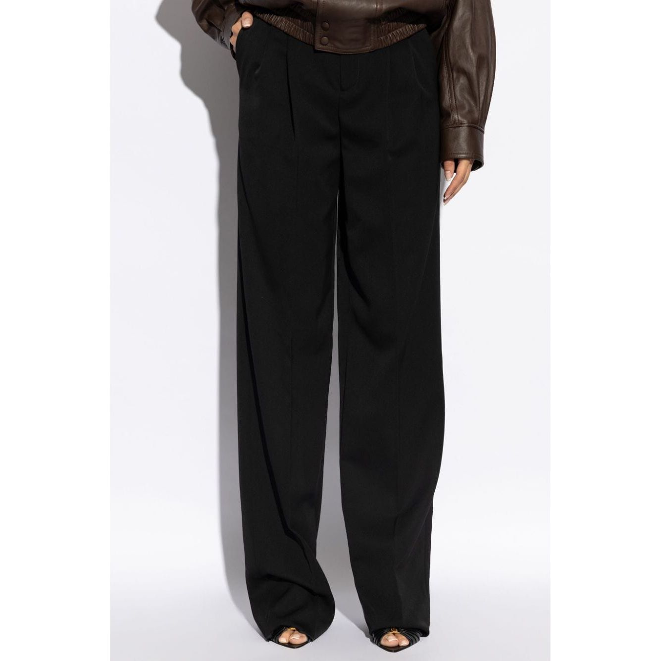 Saint Laurent Trousers Black Trousers Saint Laurent Lavender