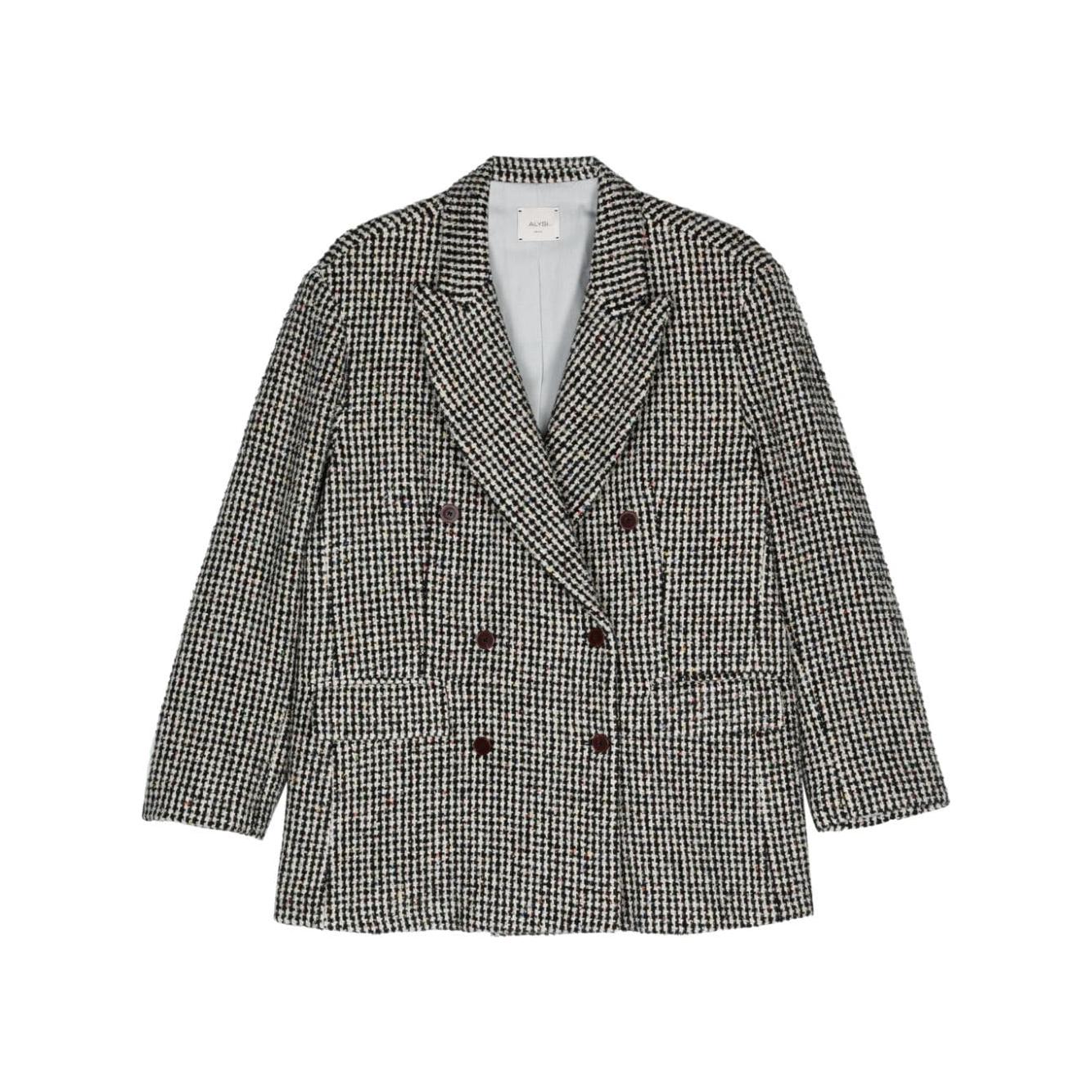Alysi Coats Black Jackets Alysi Dark Slate Gray