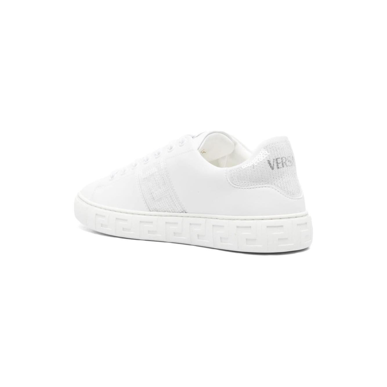Versace Greca-embellished Sneakers Sneakers Versace Lavender