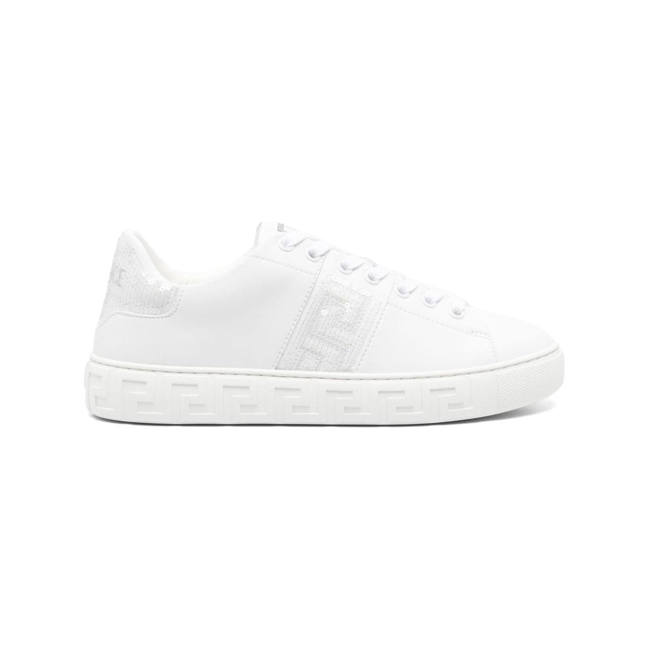 Versace Greca-embellished Sneakers Sneakers Versace Lavender