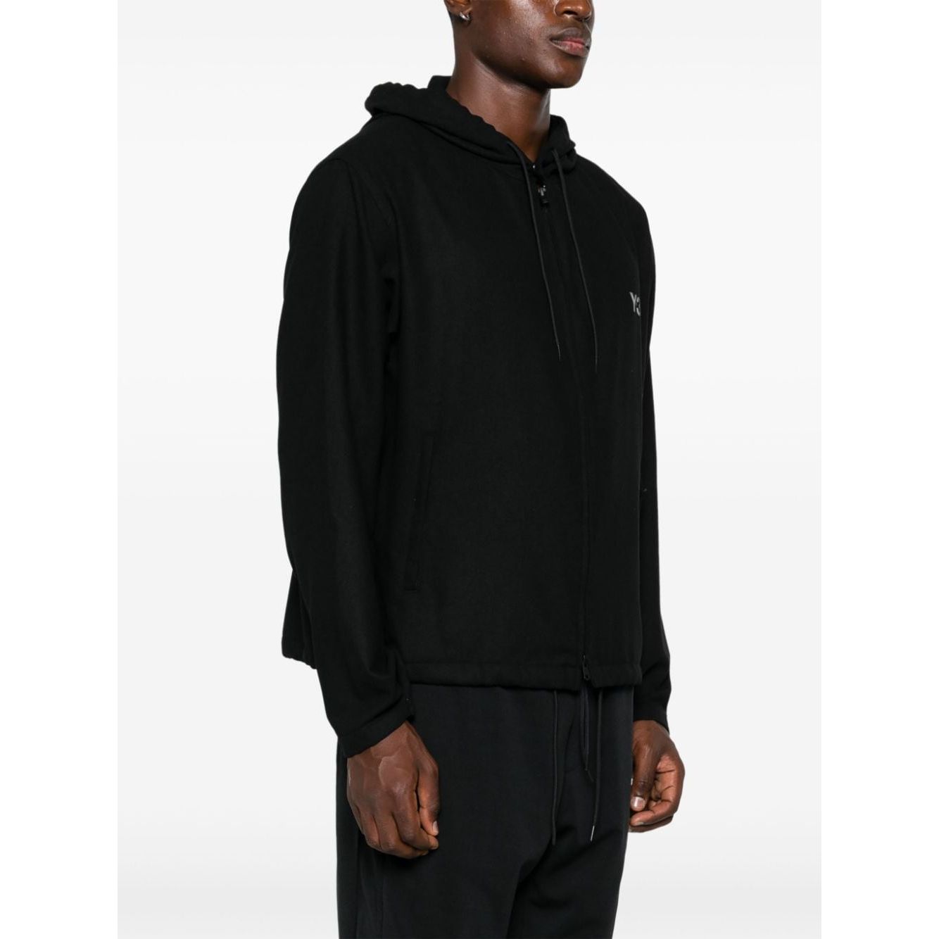 Y-3 Sweaters Black Topwear Y-3 White Smoke