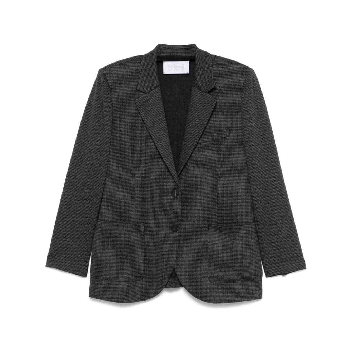 Harris Wharf London cotton blend blazer Jackets Harris Wharf London Dark Slate Gray