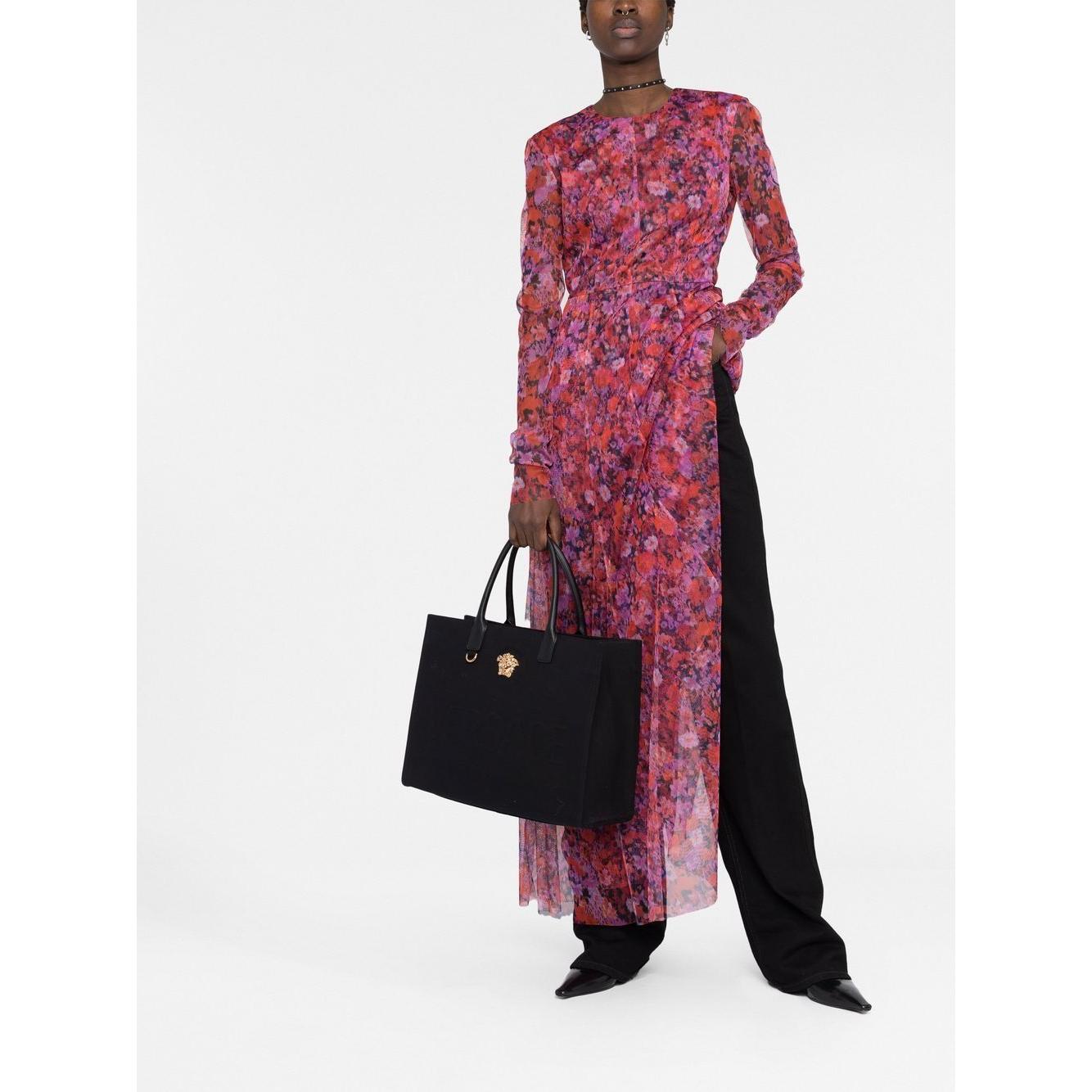 Versace large La Medusa tote bag Shopper Versace White Smoke