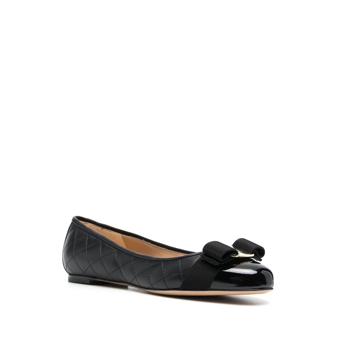 Ferragamo Varina quilted ballerinas