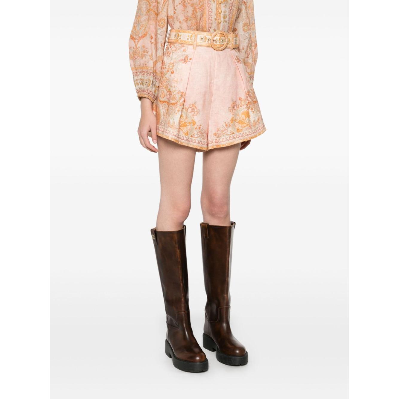 Zimmermann Shorts Beige Short trousers Zimmermann Misty Rose