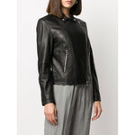 Emporio Armani Zip Up Biker Jacket Jackets