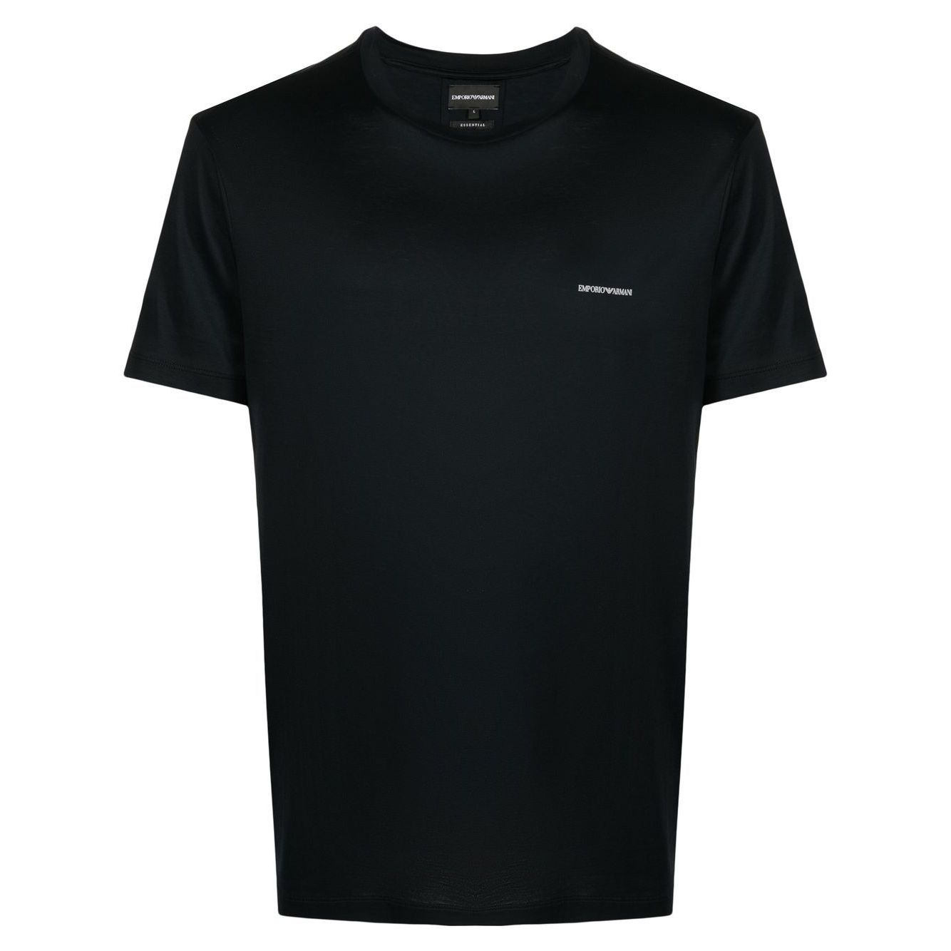 Emporio Armani logo-print Crew Neck T-shirt Topwear