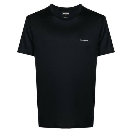 Emporio Armani logo-print Crew Neck T-shirt Topwear