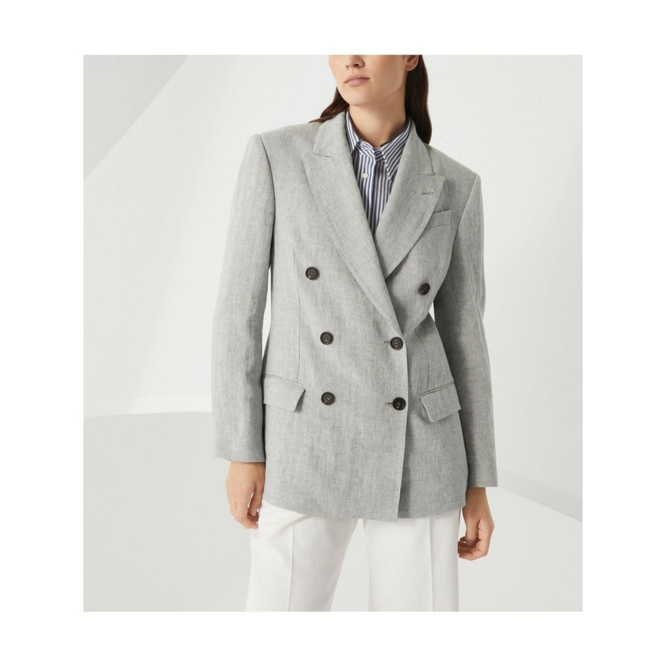 Brunello Cucinelli Jackets Light Grey MH5477039C2779-P25