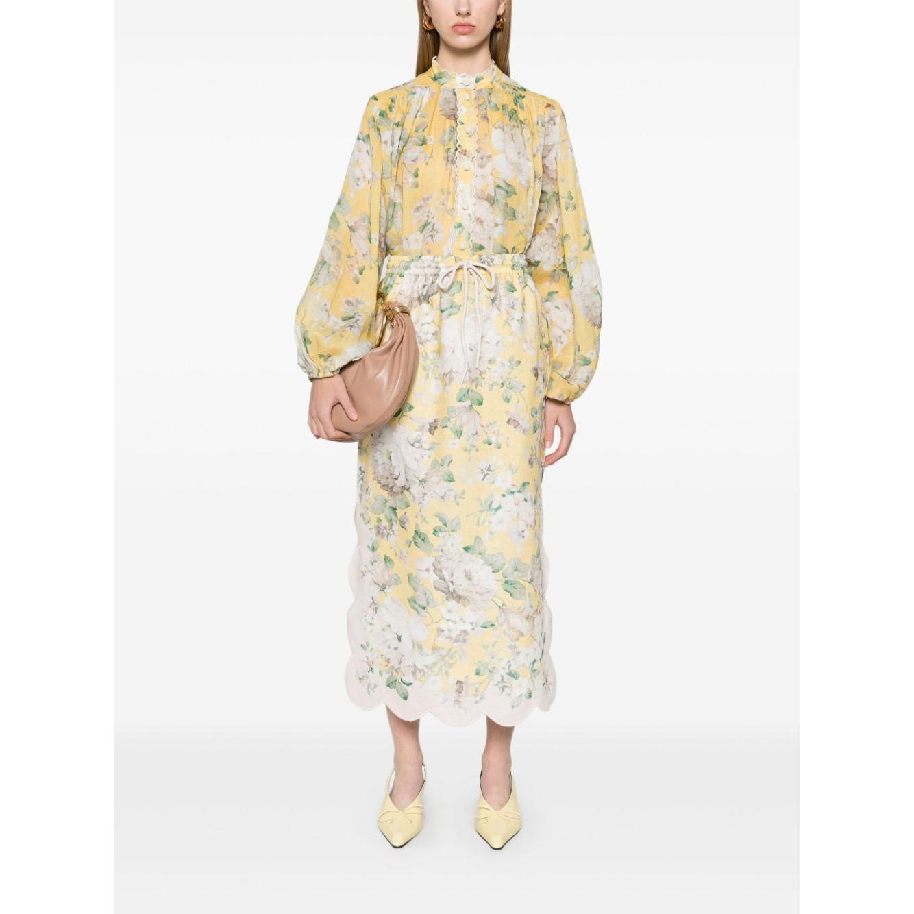 Zimmermann Skirts Yellow Skirts Zimmermann Beige
